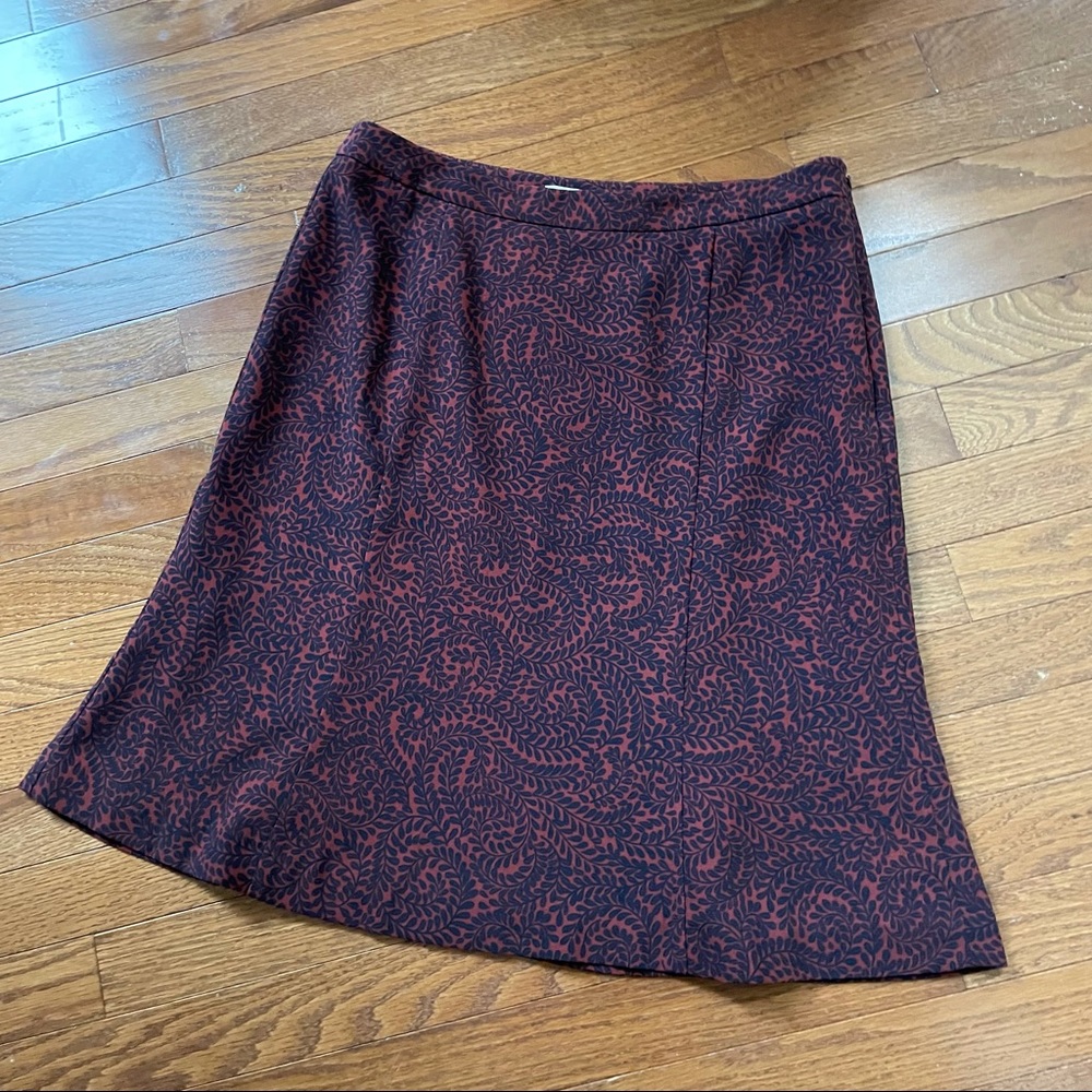 Ann Taylor LOFT Botanical Print Skirt